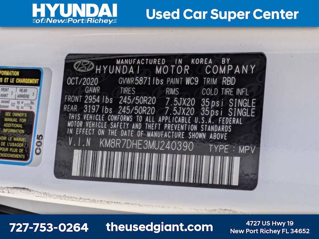 Used 2021 Hyundai Palisade Calligraphy AWD/4WD image 52