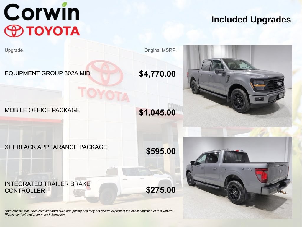 Used 2024 Ford F150 XLT w/ Equipment Group 302A MID AWD/4WD image 4