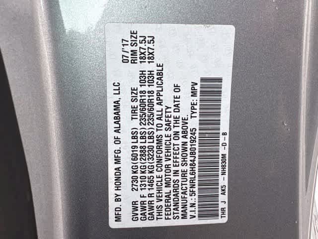 Used 2018 Honda Odyssey Touring image 24
