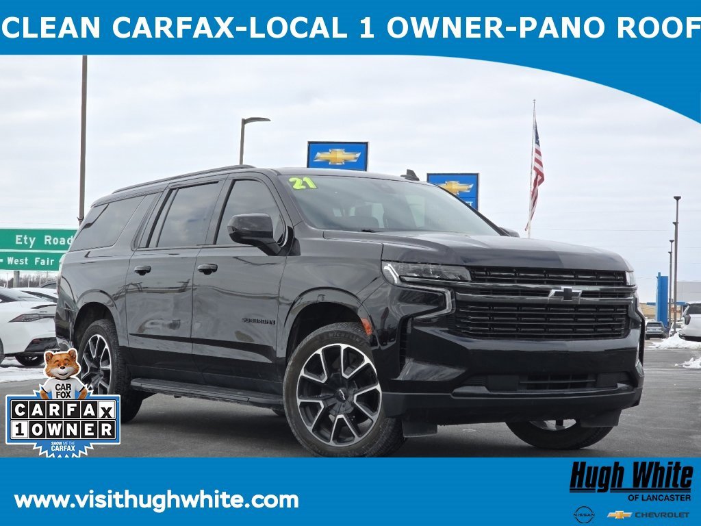 Used 2021 Chevrolet Suburban RST w/ Rear Media and Nav Package image 1