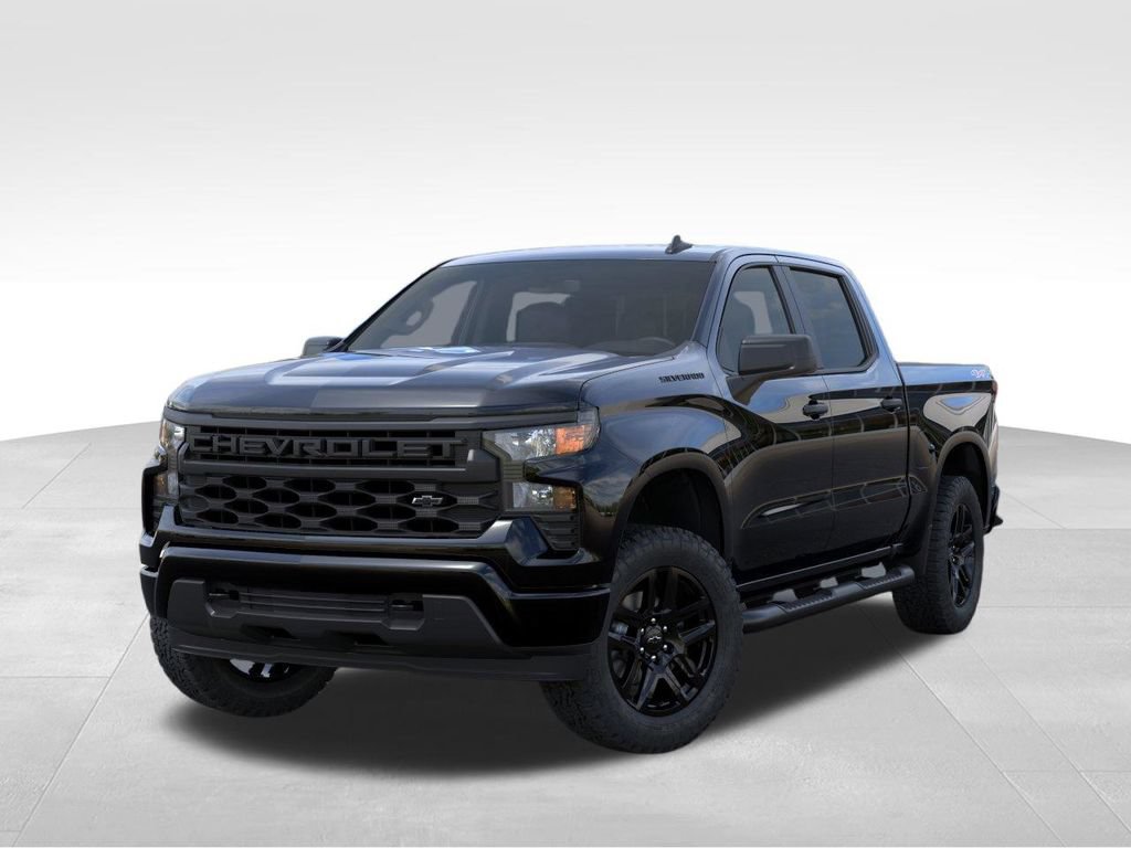 New 2026 Chevrolet Silverado 1500 Custom w/ Turbomax Blackout Package AWD/4WD image 6