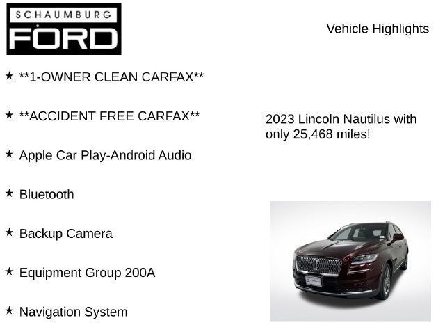 Used 2023 Lincoln Nautilus Reserve AWD/4WD image 7