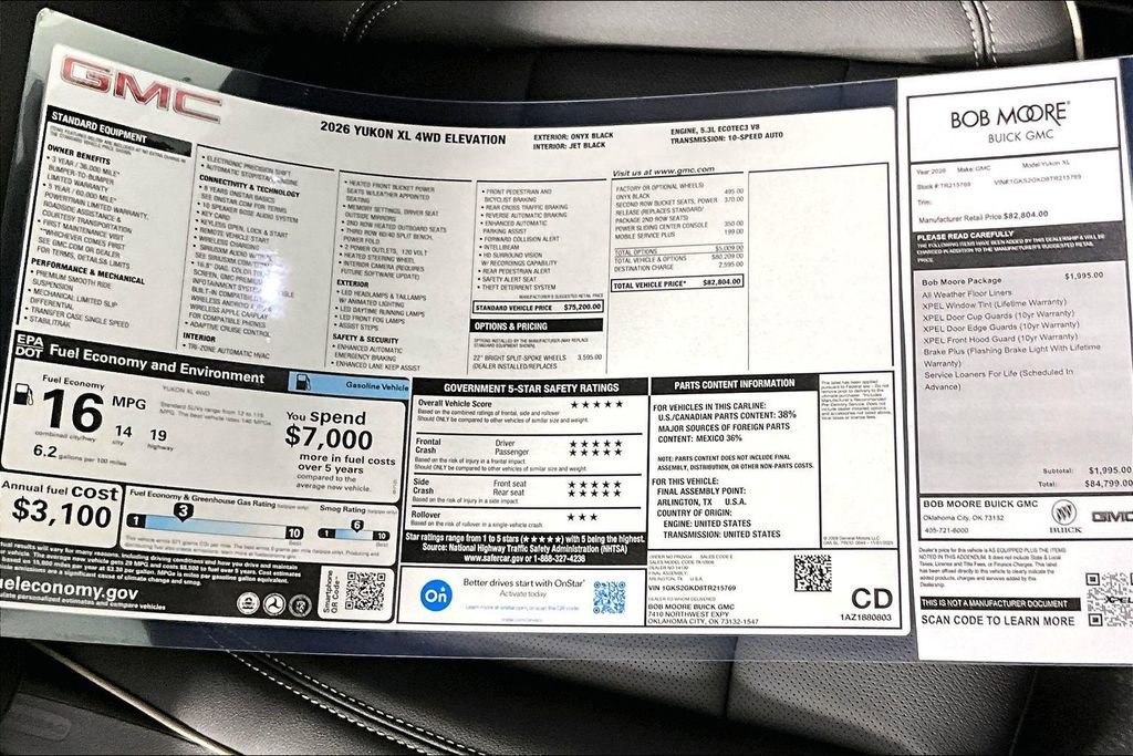 New 2026 GMC Yukon XL Elevation image 14