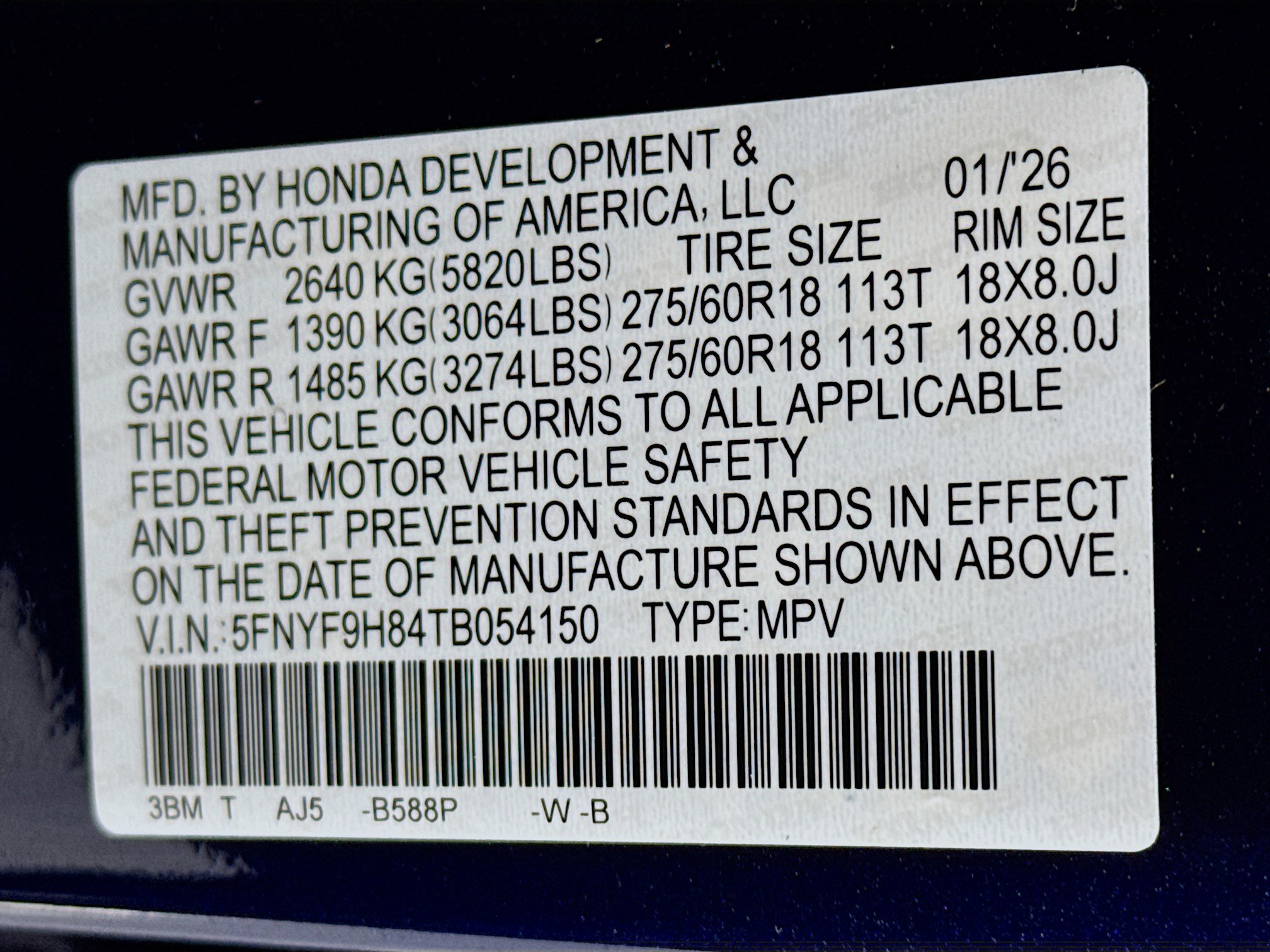 New 2026 Honda Passport TrailSport Elite image 34