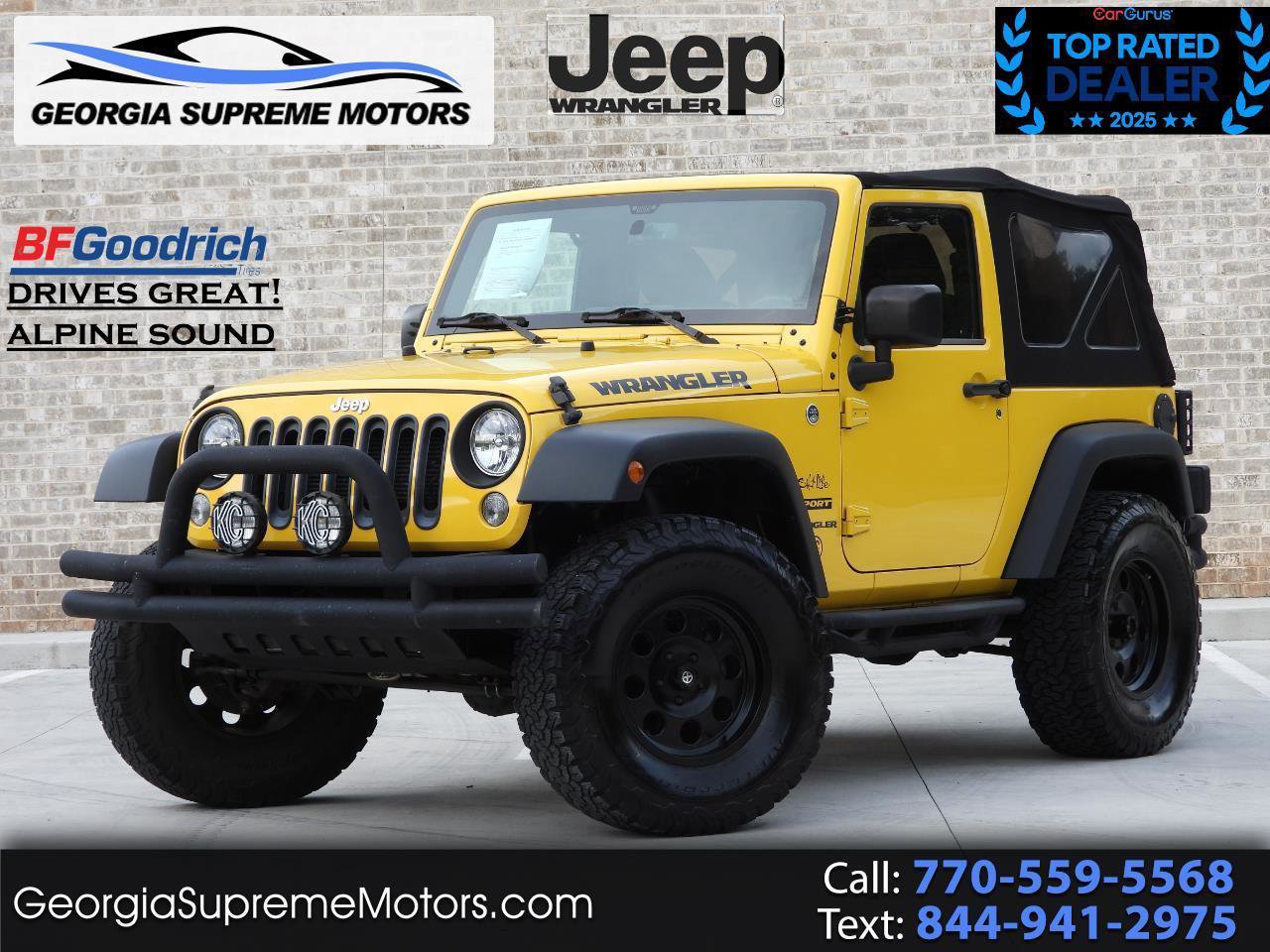 Used 2015 Jeep Wrangler Sport S w/ Quick Order Package 24S