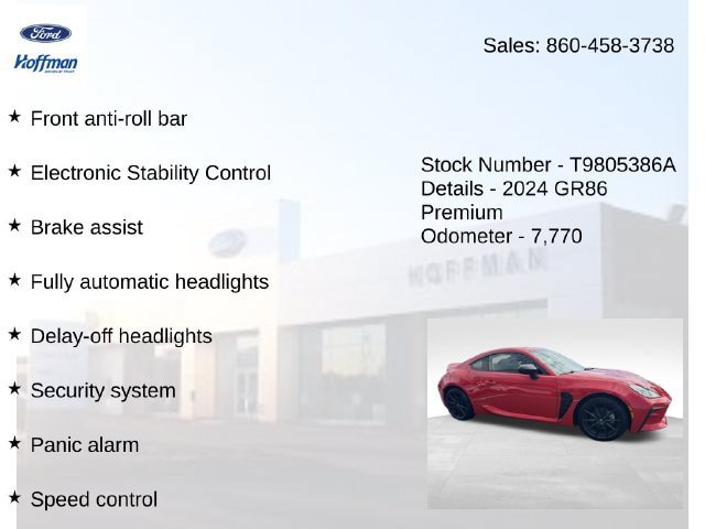 Used 2024 Toyota GR86 Premium RWD image 20