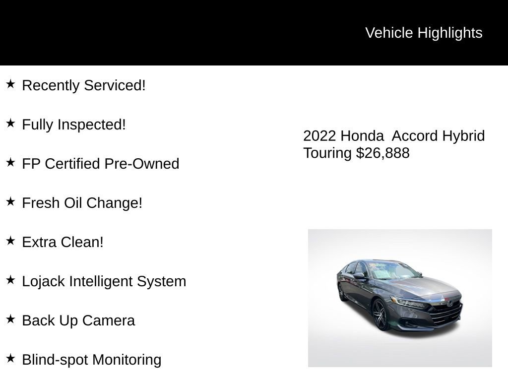 Used 2022 Honda Accord Touring image 2