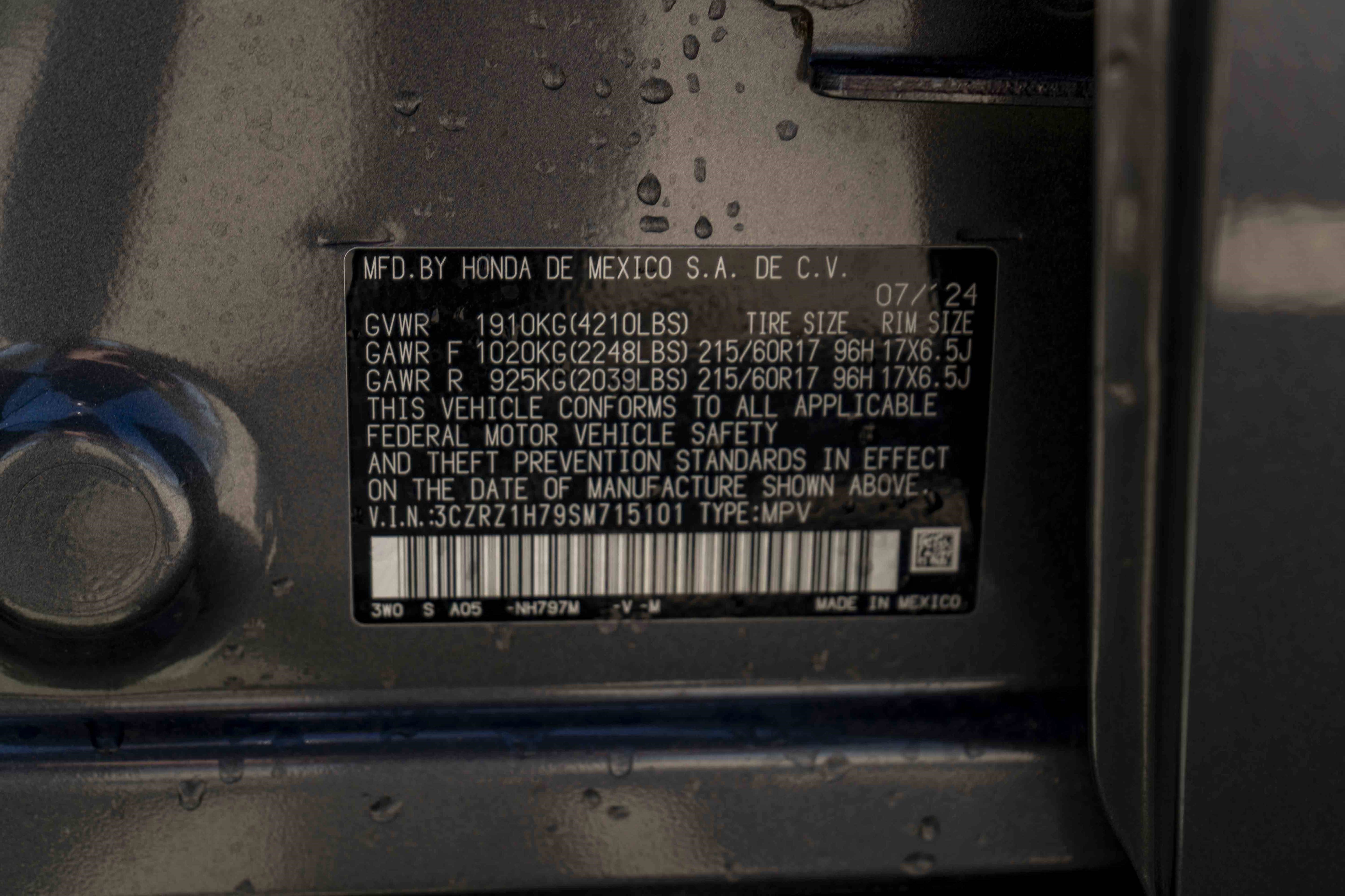 Used 2025 Honda HR-V EX-L image 48