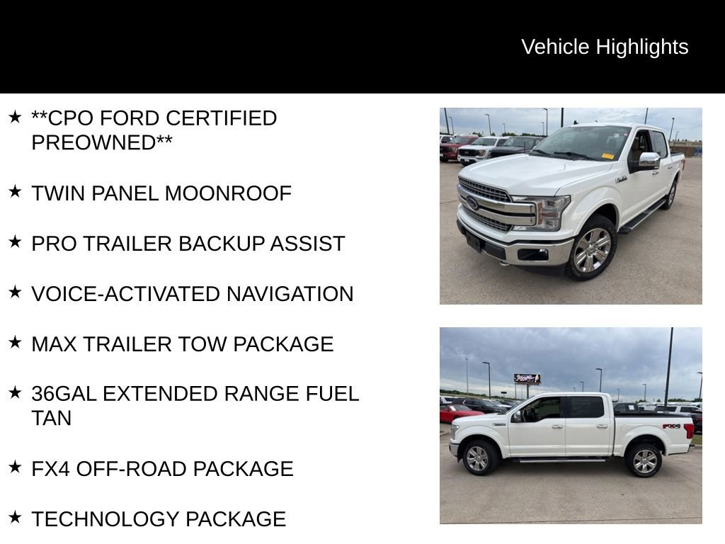 Used 2020 Ford F150 Lariat w/ Equipment Group 502A Luxury AWD/4WD image 5
