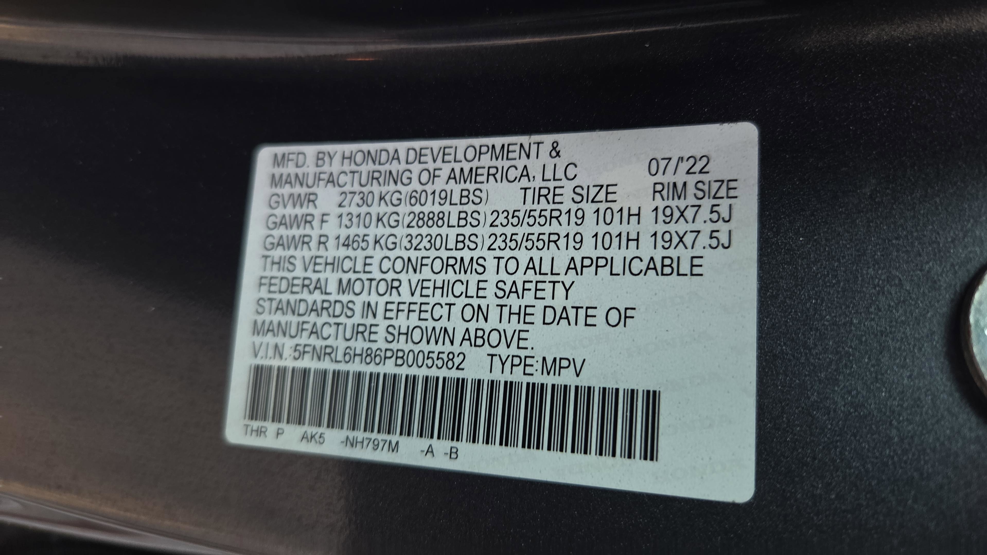 Used 2023 Honda Odyssey Touring image 20