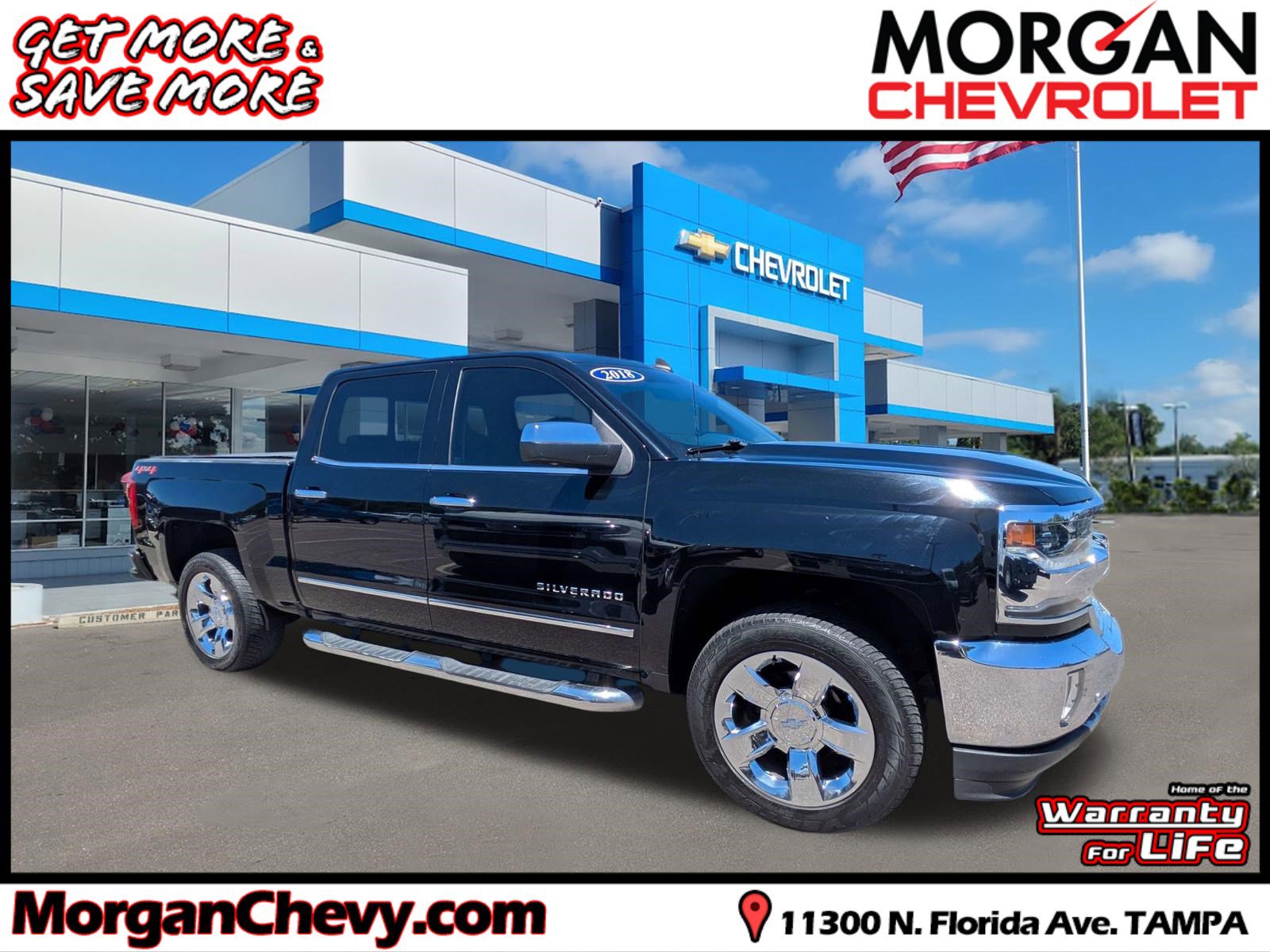 Used 2018 Chevrolet Silverado 1500 LTZ w/ Sport Package AWD/4WD image 1