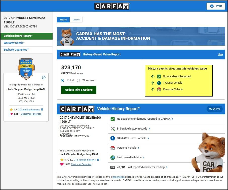 Used 2017 Chevrolet Silverado 1500 LT w/ All Star Edition image 13