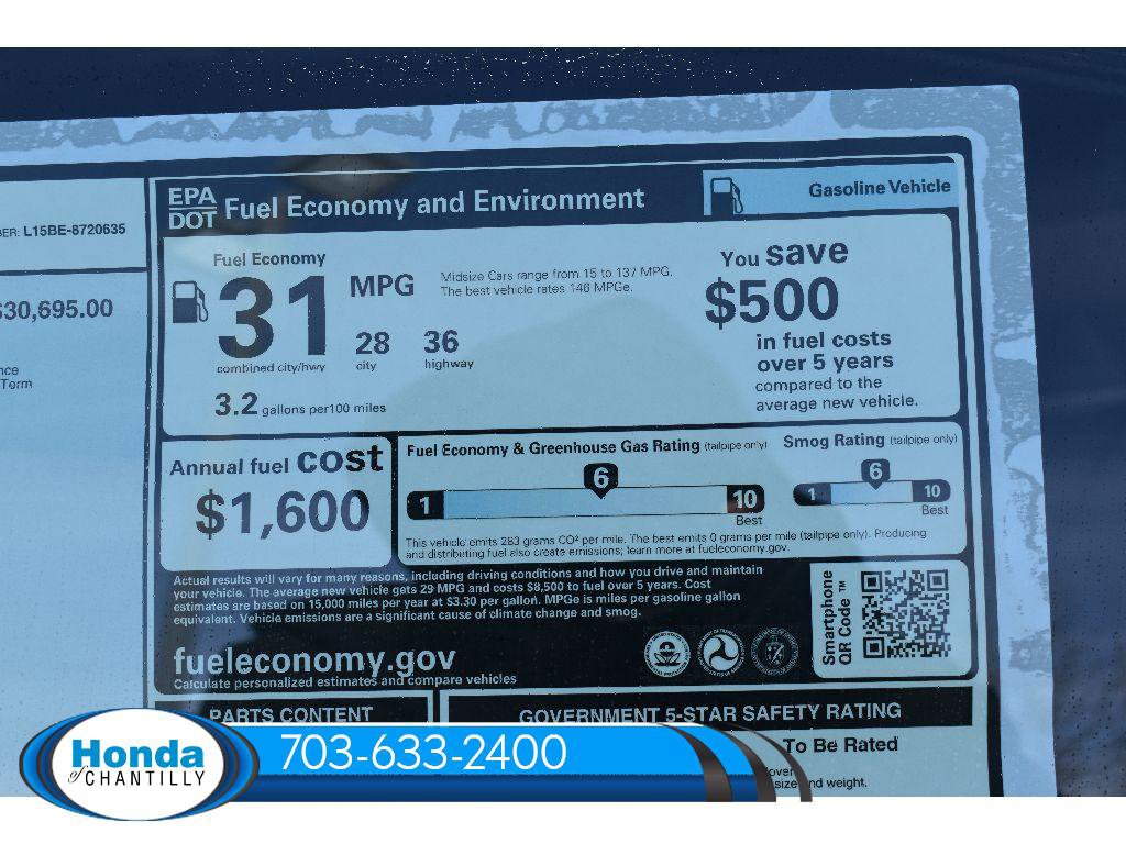 New 2026 Honda Accord SE image 40