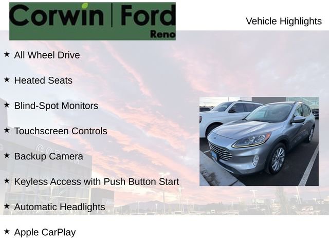 Used 2022 Ford Escape Titanium w/ Titanium Elite Package image 7