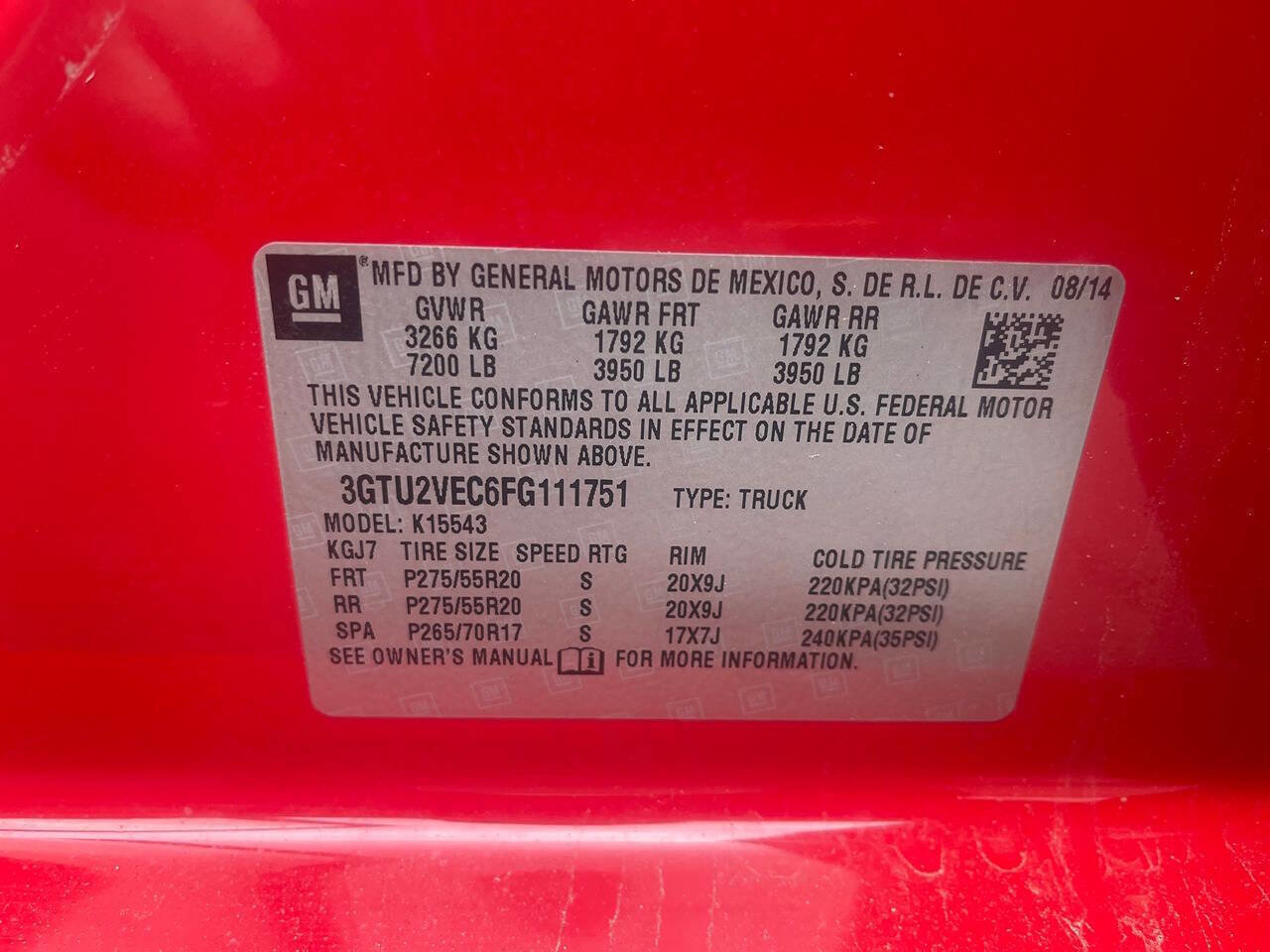 Used 2015 GMC Sierra 1500 SLT w/ SLT Crew Cab Value Package image 15