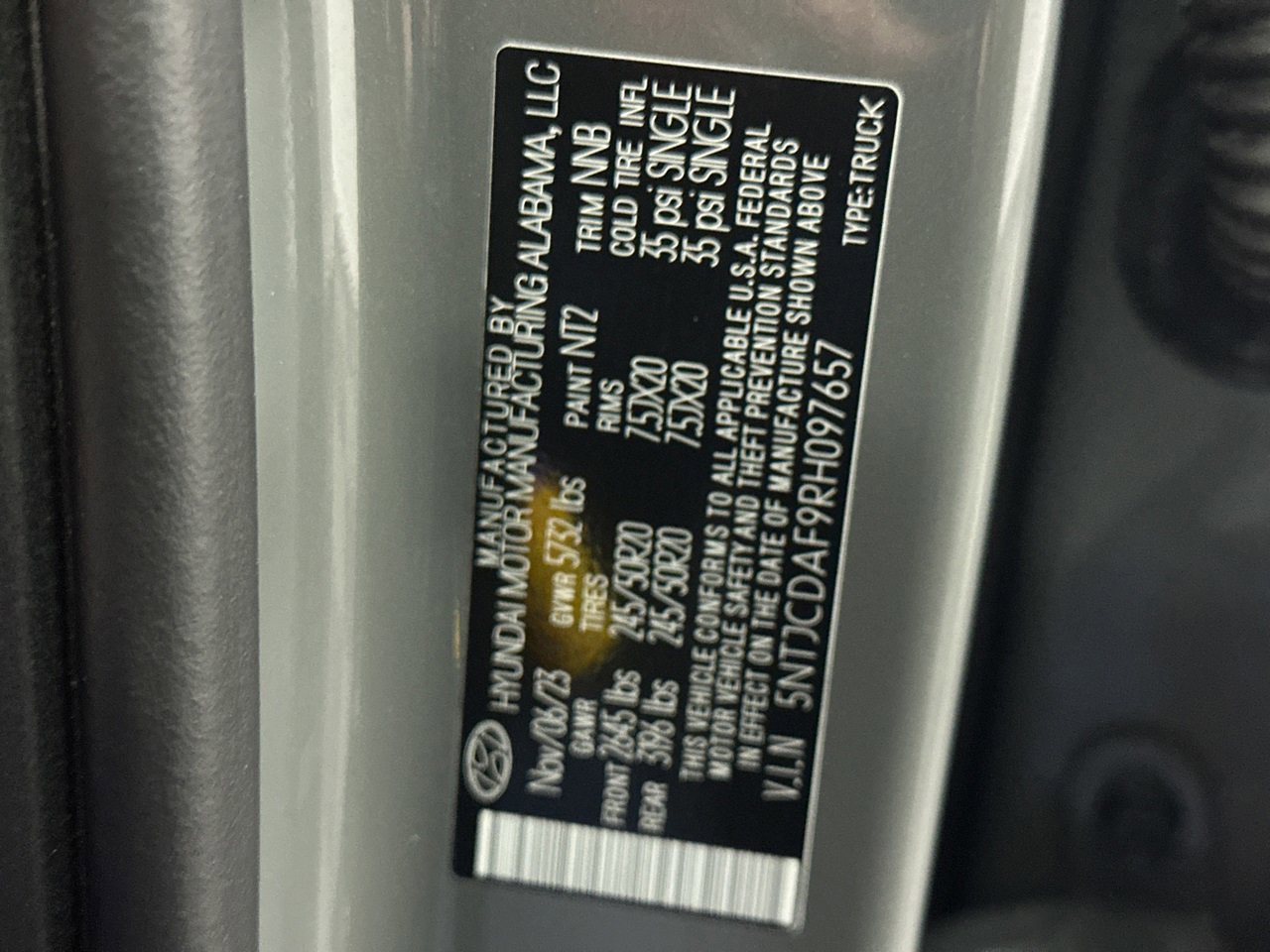 Used 2024 Hyundai Santa Cruz Night image 36