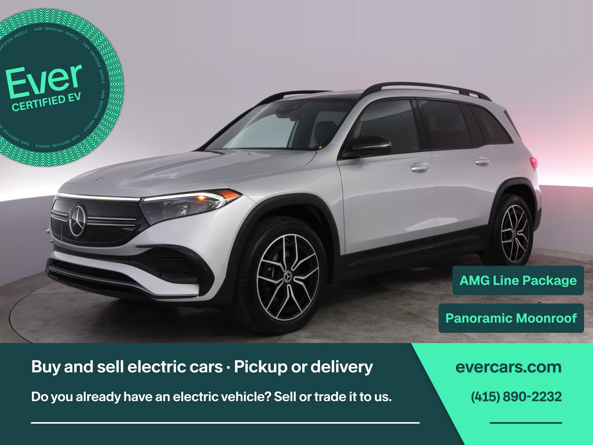 Used 2023 Mercedes-Benz EQB 350 4MATIC SUV image 1