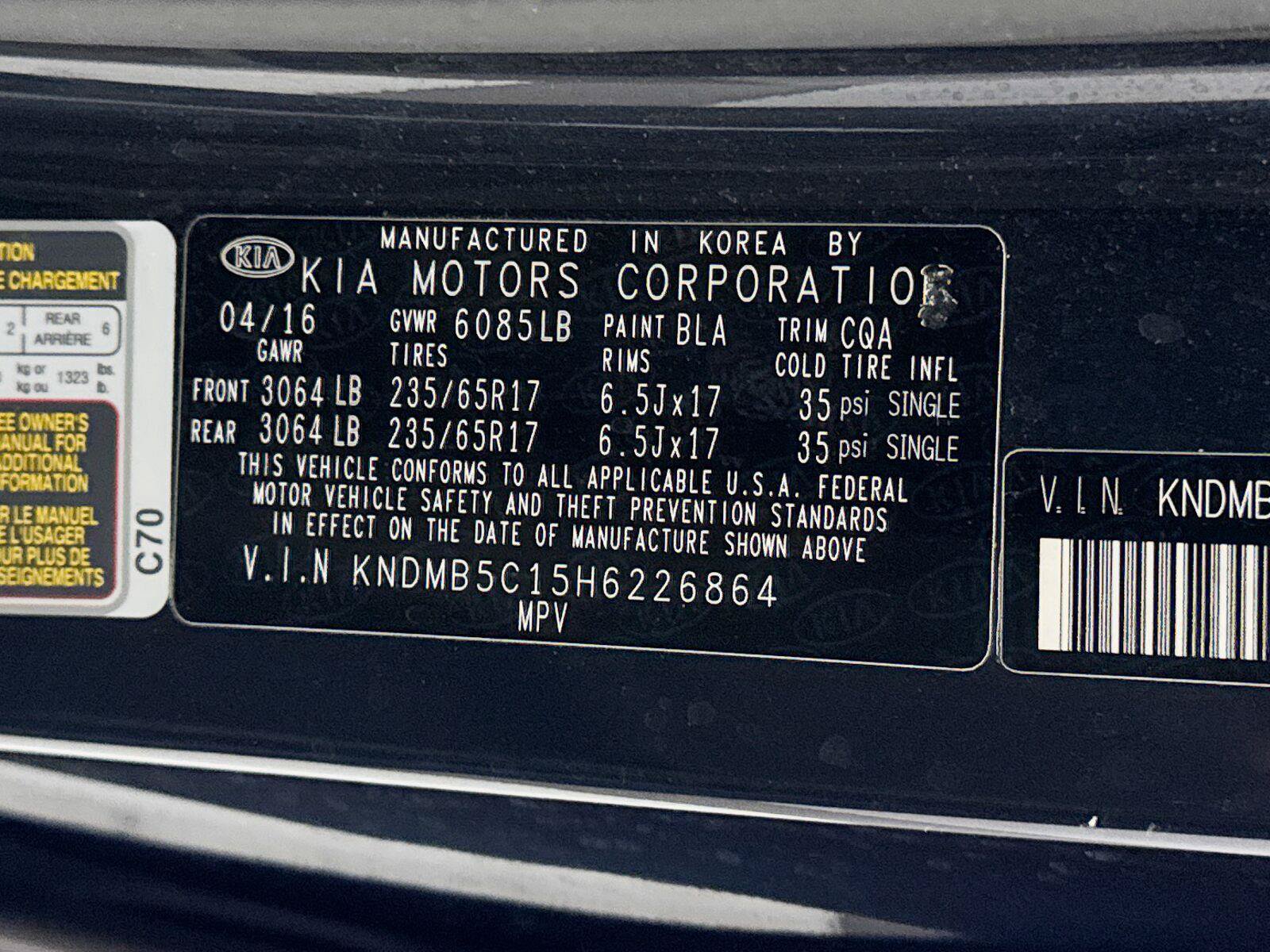 Used 2017 Kia Sedona LX FWD image 28