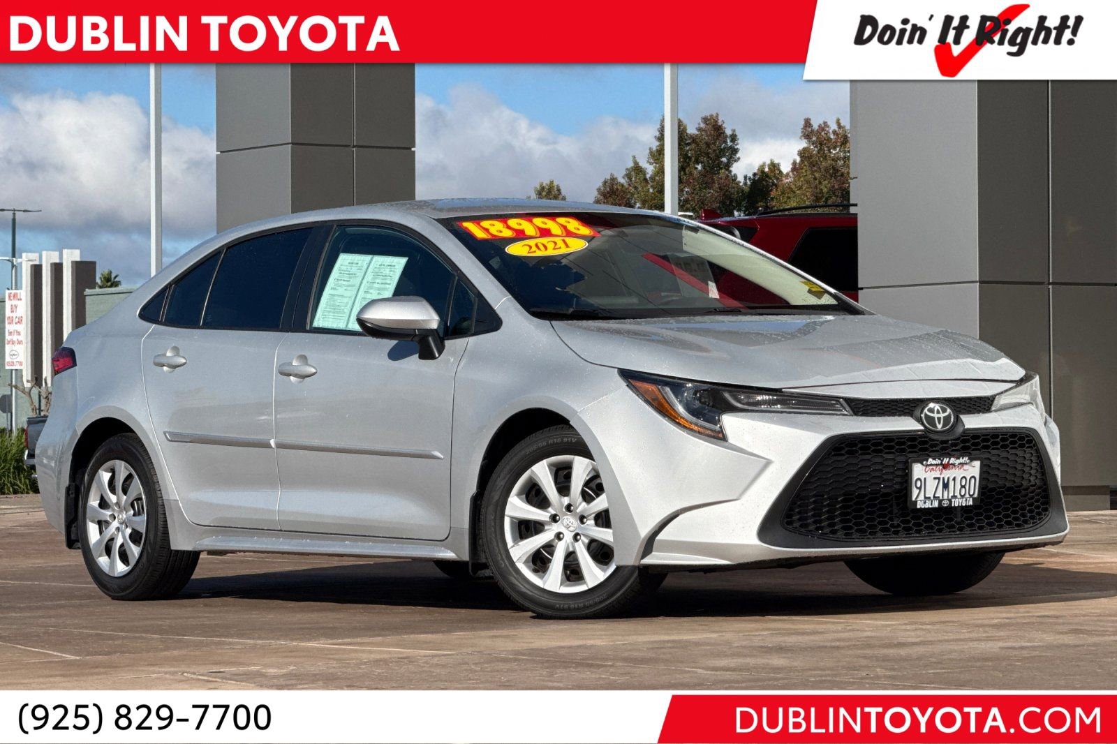 Used 2021 Toyota Corolla LE w/ Carpet Mat Package (TMS)