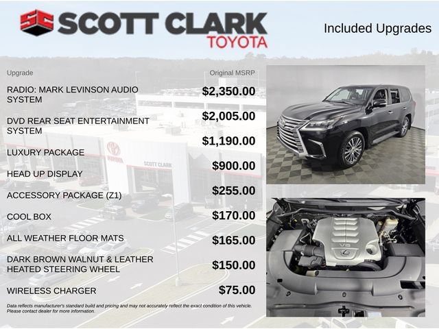 Used 2016 Lexus LX 570 4WD w/ Luxury Package image 4