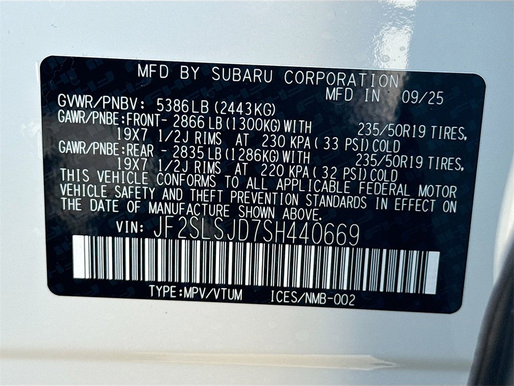 New 2025 Subaru Forester Sport image 30