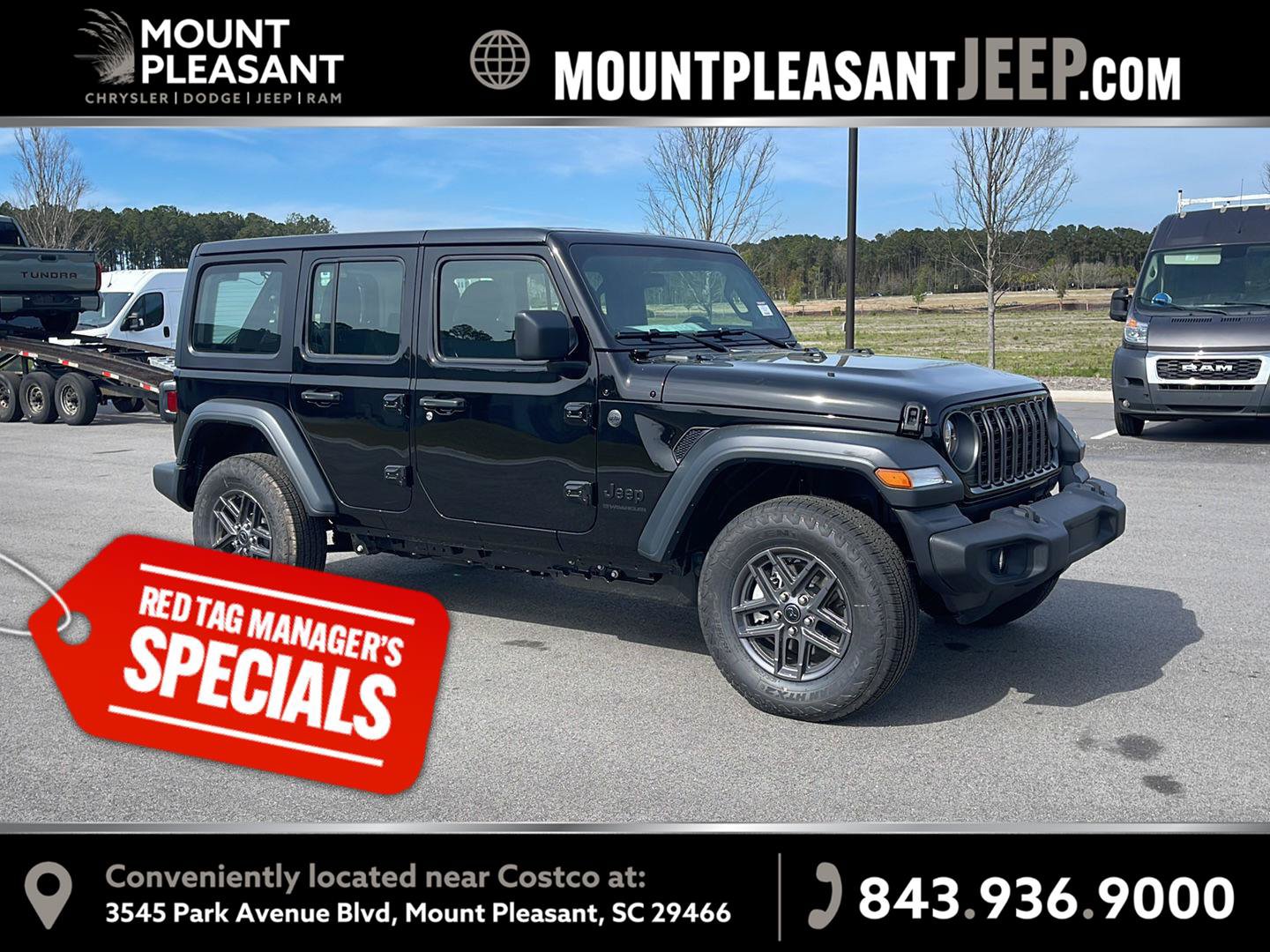 New 2026 Jeep Wrangler Unlimited Sport AWD/4WD image 1