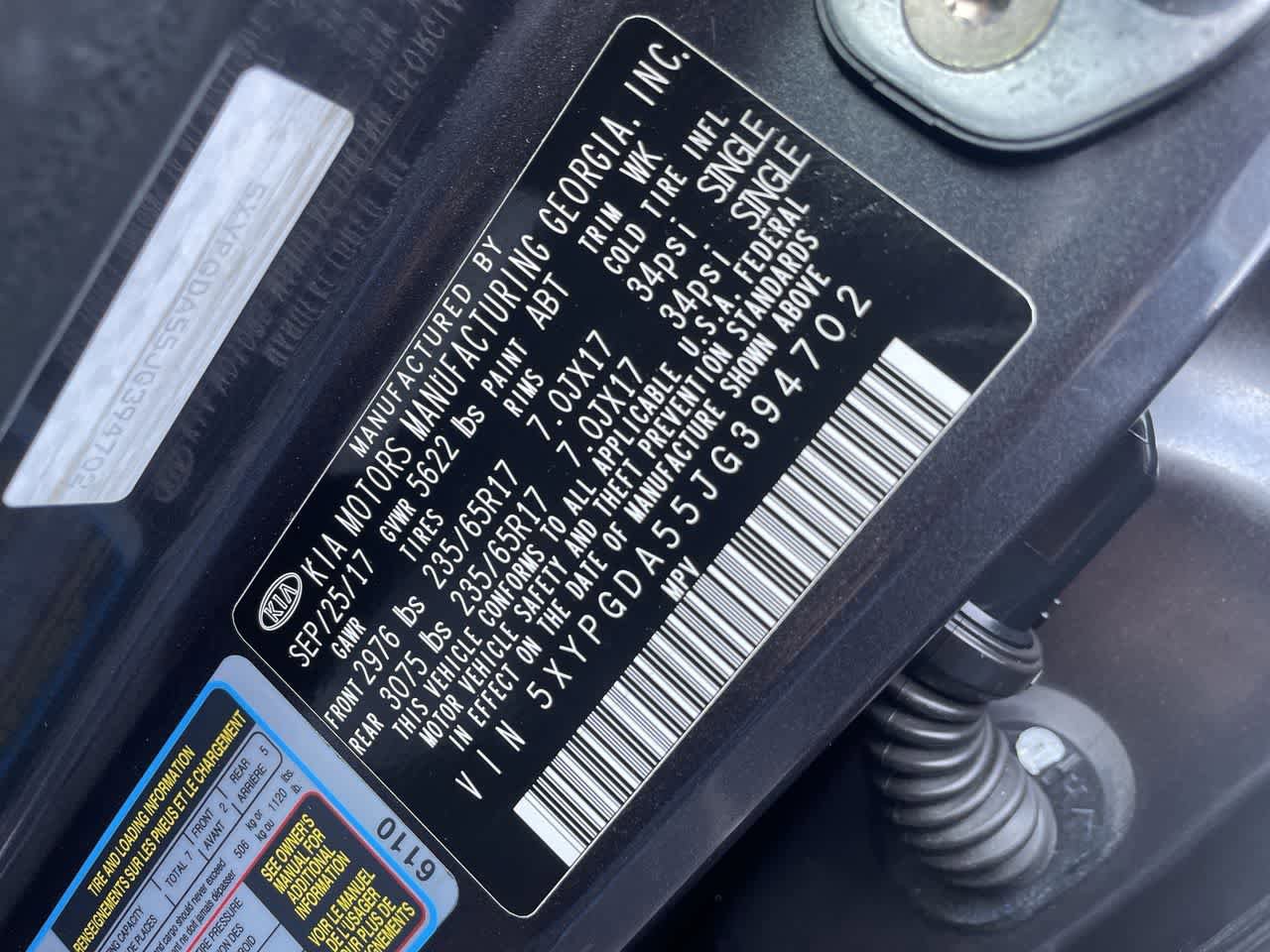 Used 2018 Kia Sorento LX AWD/4WD image 31