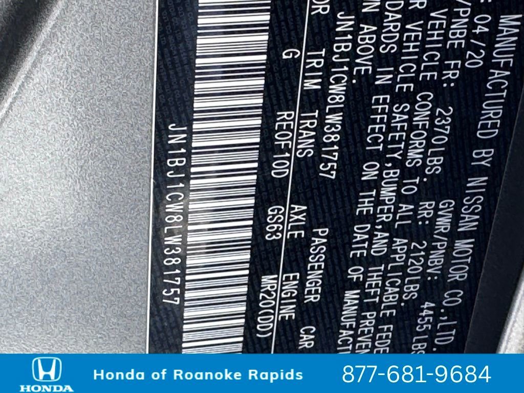 Used 2020 Nissan Rogue Sport S image 39