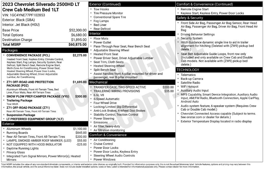 Certified 2023 Chevrolet Silverado 2500 LT w/ Convenience Package AWD/4WD image 21