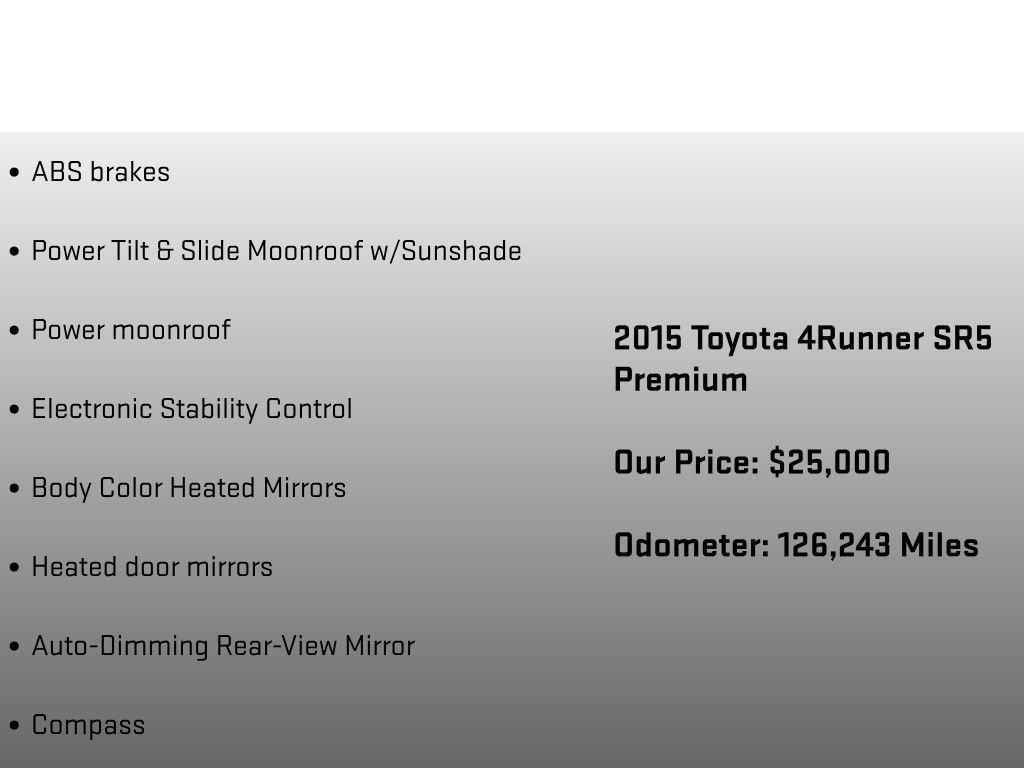 Used 2015 Toyota 4Runner SR5 Premium image 18