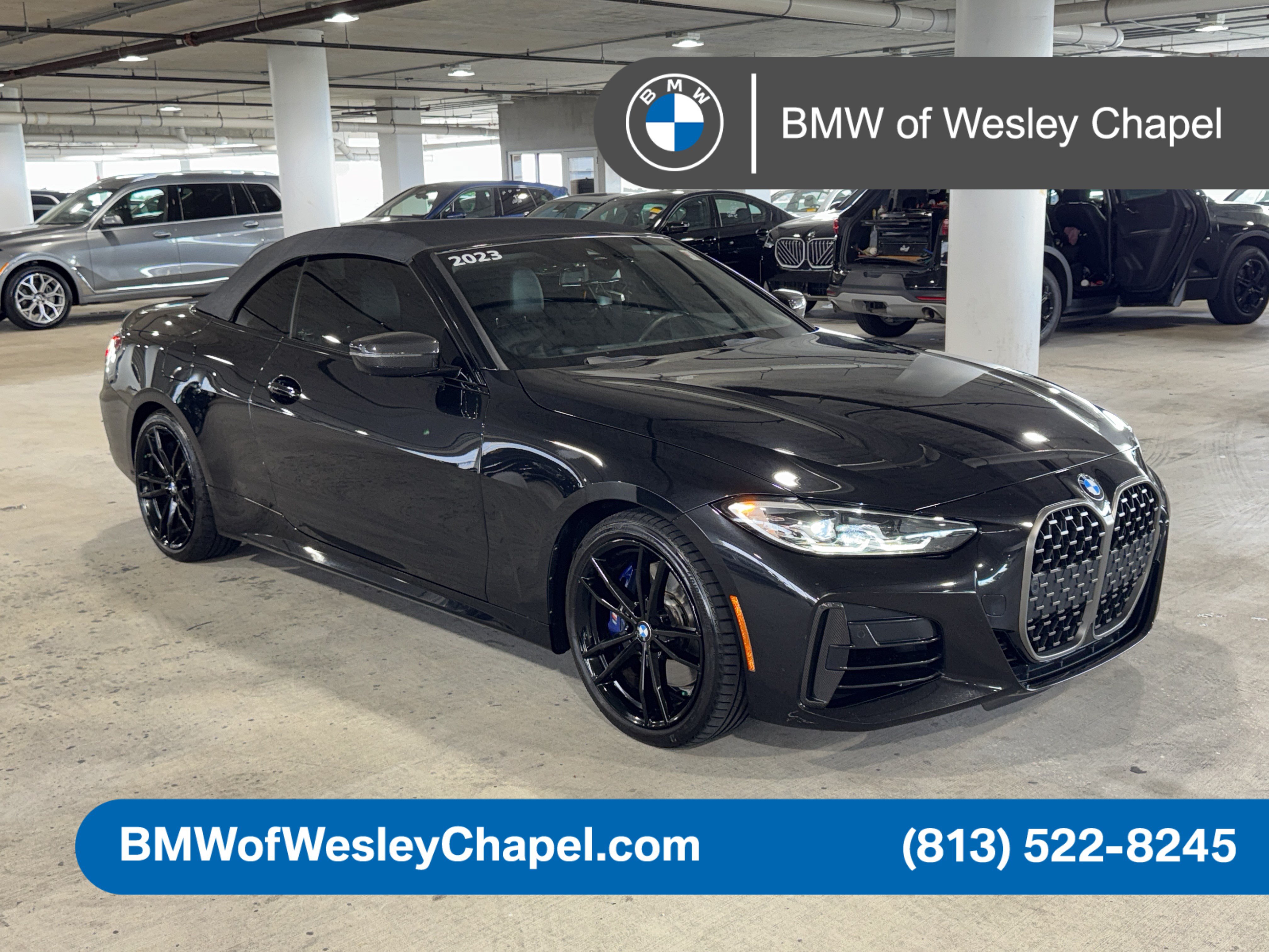 Used 2023 BMW 440i xDrive Convertible w/ M Carbon Exterior Package AWD/4WD image 1