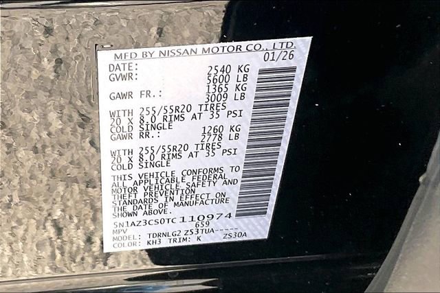 New 2026 Nissan Murano SL image 8