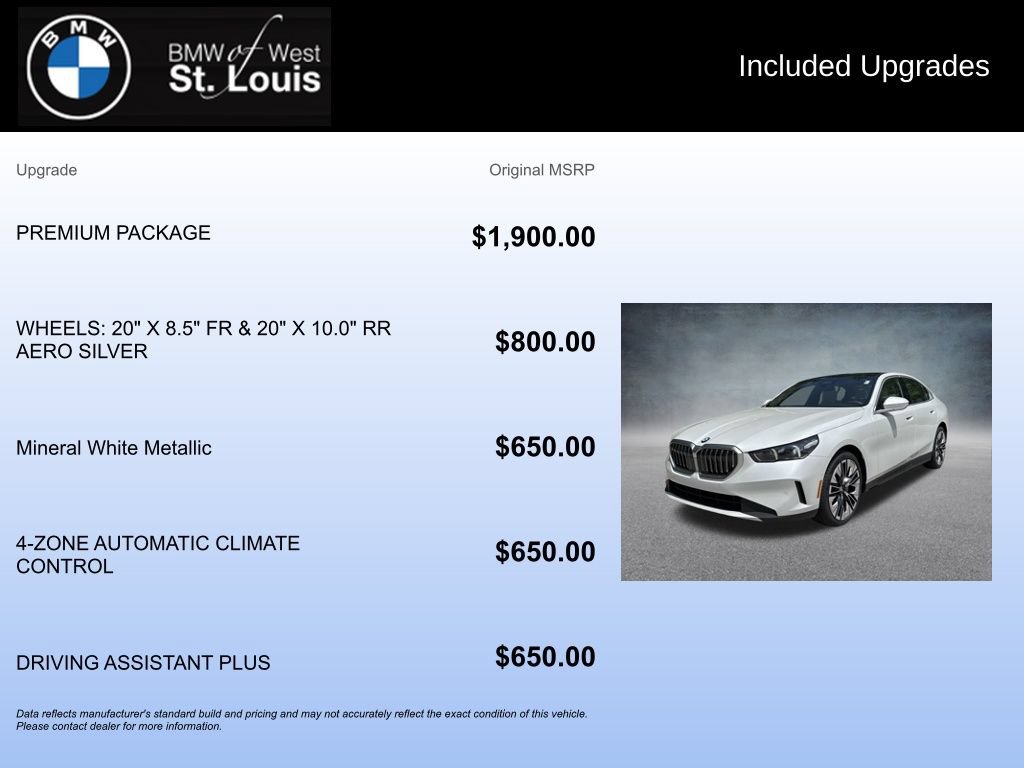 Certified 2026 BMW 530i xDrive w/ Premium Package AWD/4WD image 19