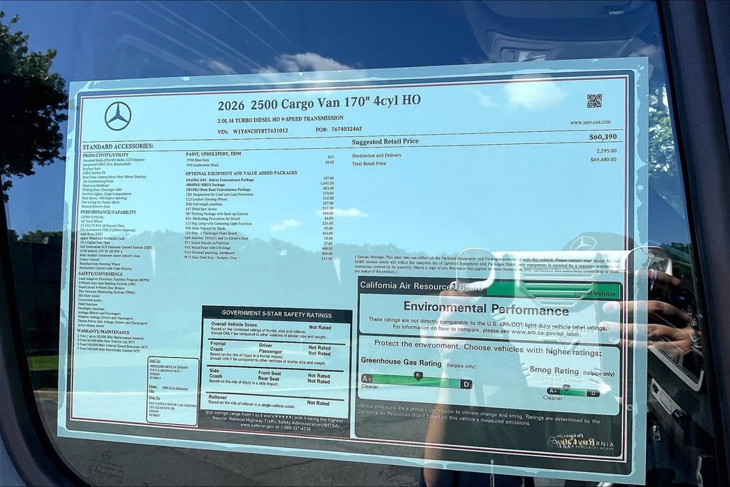 New 2026 Mercedes-Benz Sprinter 2500 image 12