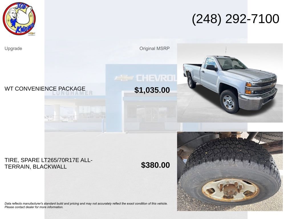 Used 2015 Chevrolet Silverado 2500 W/T w/ WT Convenience Package image 5