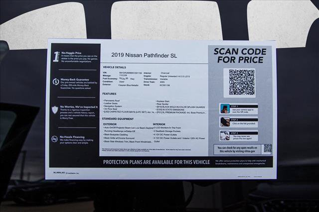 Used 2019 Nissan Pathfinder SL w/ SL Premium Package AWD/4WD image 30