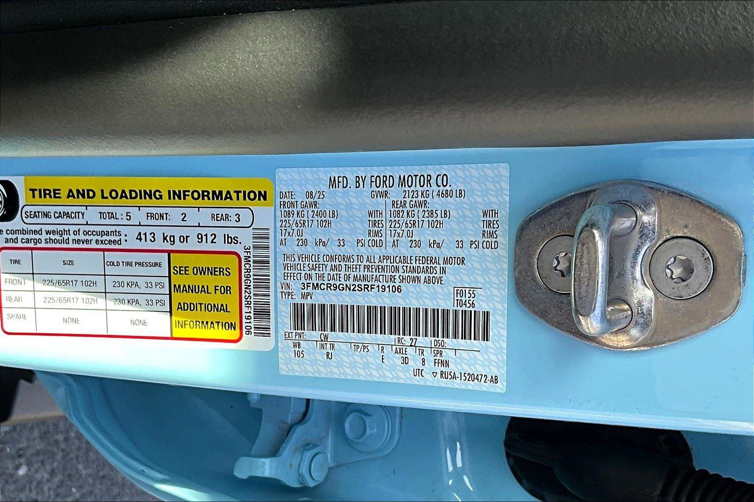 New 2025 Ford Bronco Sport Heritage w/ Convenience Package image 13