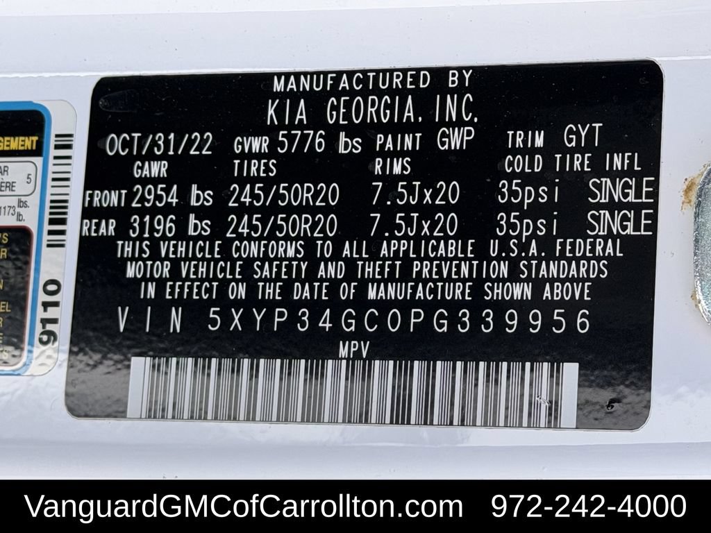 Used 2023 Kia Telluride EX w/ EX Captain's Chair Package FWD image 37