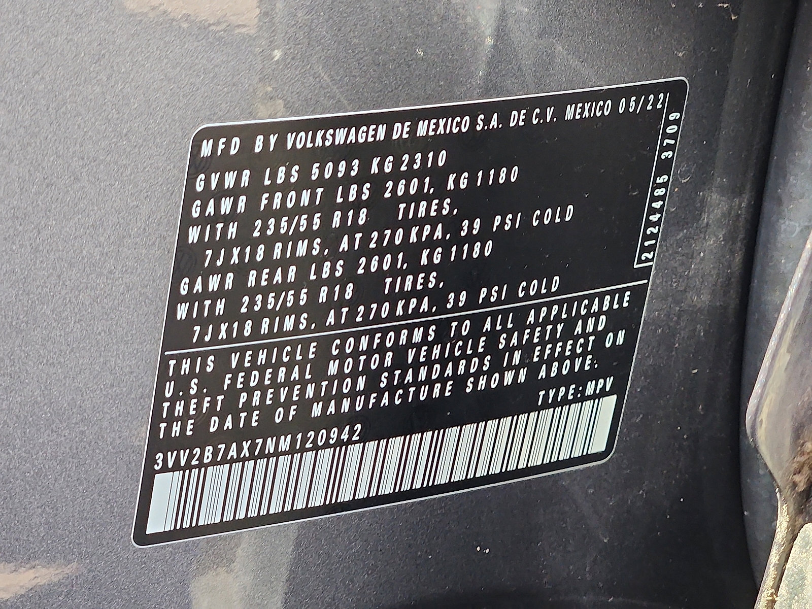 Used 2022 Volkswagen Tiguan SE image 27