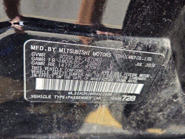 Used 2024 Mitsubishi Mirage ES FWD image 16