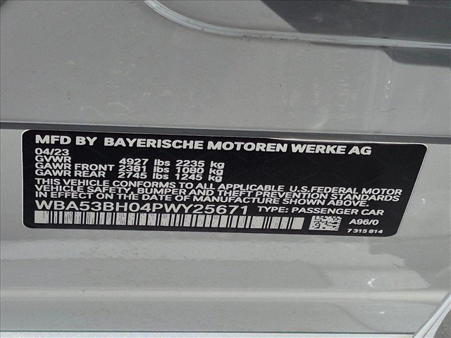 Used 2023 BMW 530i w/ Premium Package RWD image 22