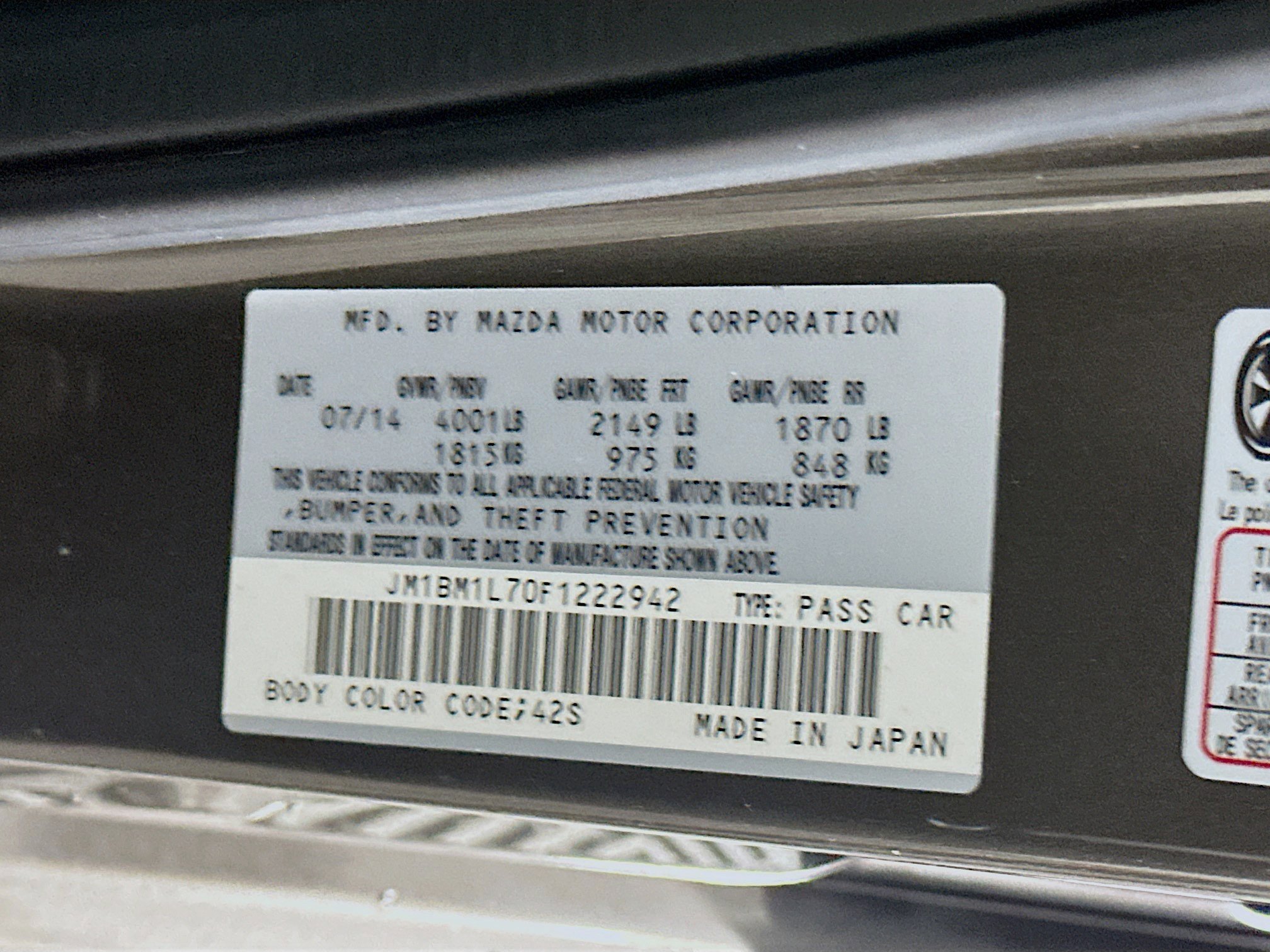 Used 2015 MAZDA MAZDA3 i Touring image 15