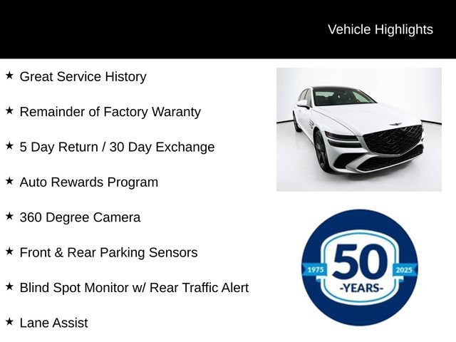 Used 2025 Genesis G80 3.5T Sport Prestige AWD/4WD image 8