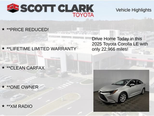 Used 2025 Toyota Corolla LE FWD image 12