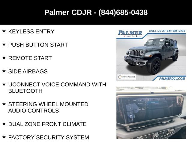 Certified 2025 Jeep Wrangler Unlimited Sahara w/ Safety Group AWD/4WD image 18