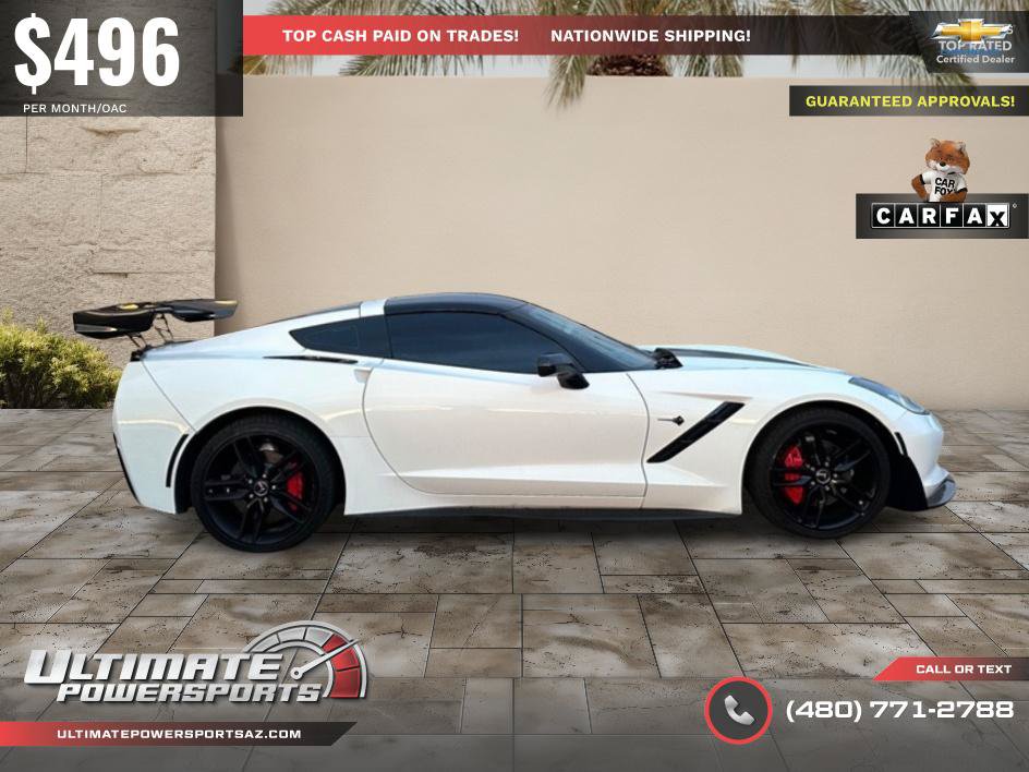Used 2015 Chevrolet Corvette Stingray Coupe w/ ZF1 Appearance Package RWD image 3