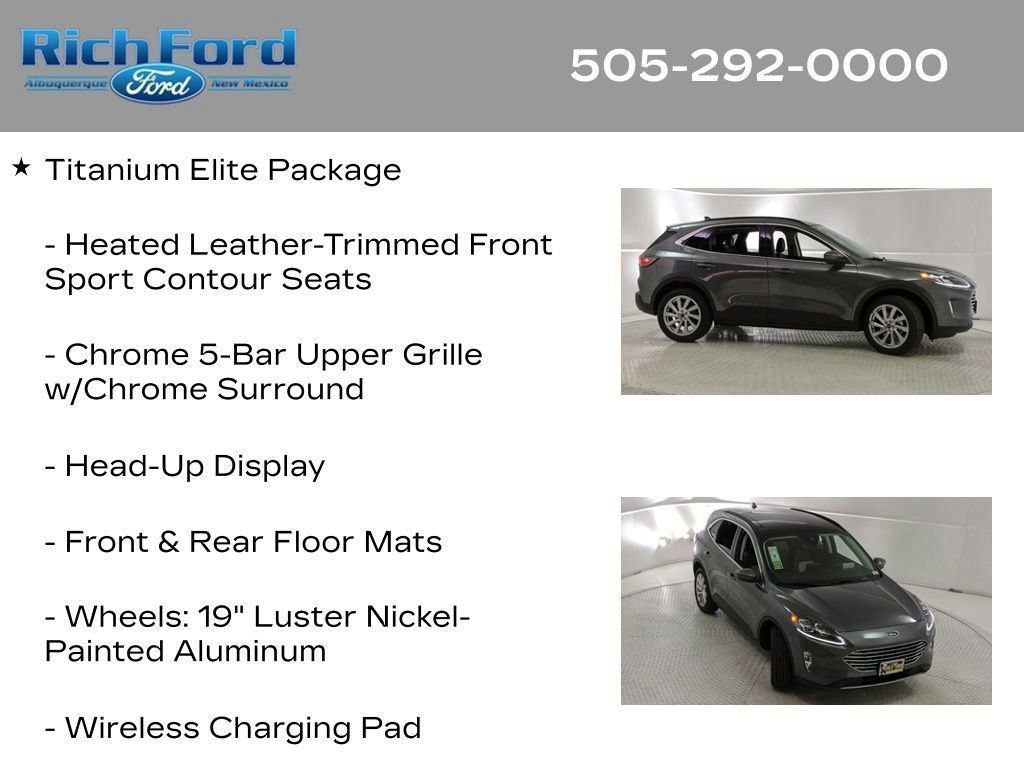 Used 2021 Ford Escape Titanium w/ Titanium Elite Package AWD/4WD image 61