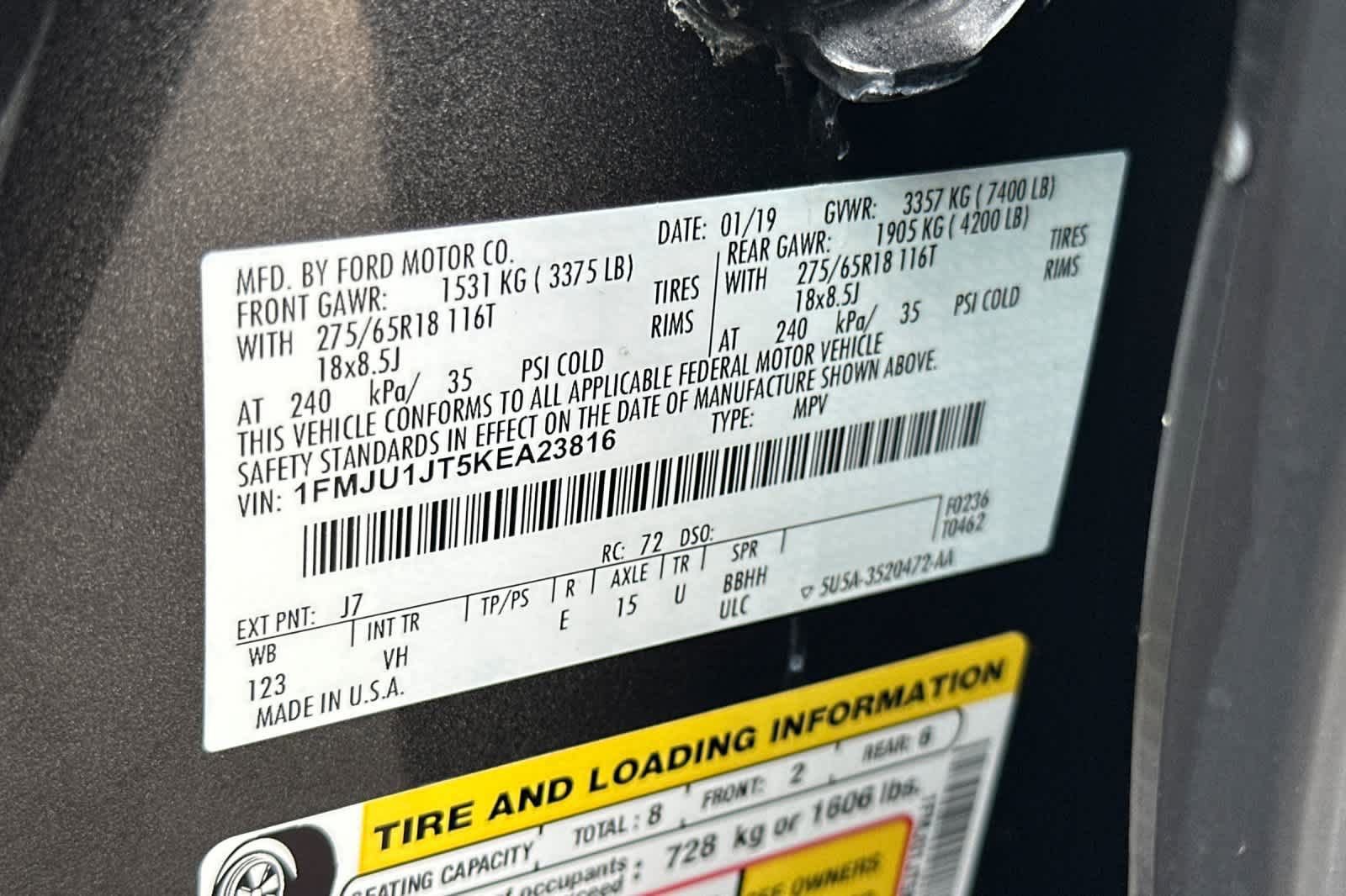 Used 2019 Ford Expedition XLT w/ Equipment Group 202A image 31