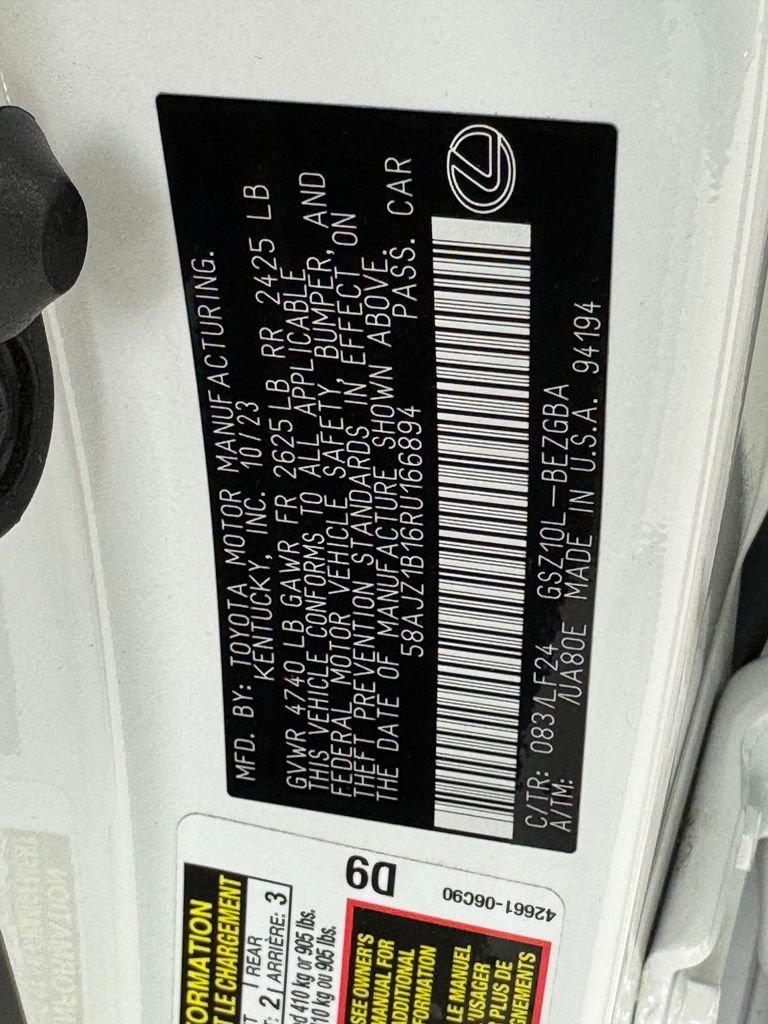 Used 2024 Lexus ES 350 F Sport image 40