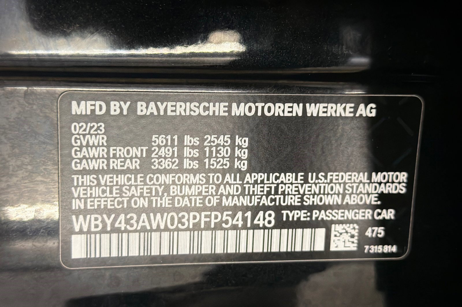 Certified 2023 BMW i4 eDrive35 w/ Premium Package RWD image 20